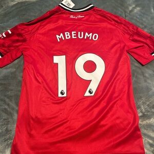 Adidas Red Manchester Soccer Jersey